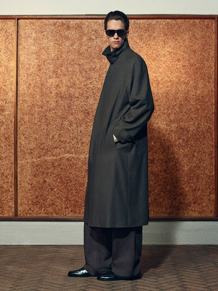 ライトウェイトコットン ヘリンボーントレンチコート